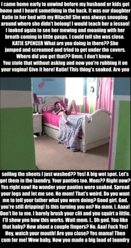 You squirted on my clothes too!